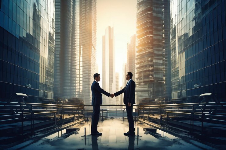 empresarios-apertando-as-maos-no-conceito-de-trabalho-em-equipe-de-fundo-abstrato-da-cidade-fechando-um-negocio-confirmacao-do-contrato-com-um-aperto-de-mao_331695-10867
